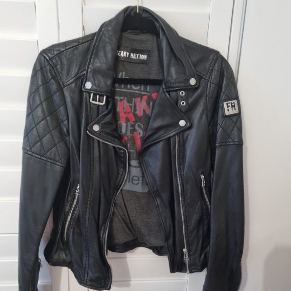 Freaky Natio Jackets & Blazers - Leather jacket
